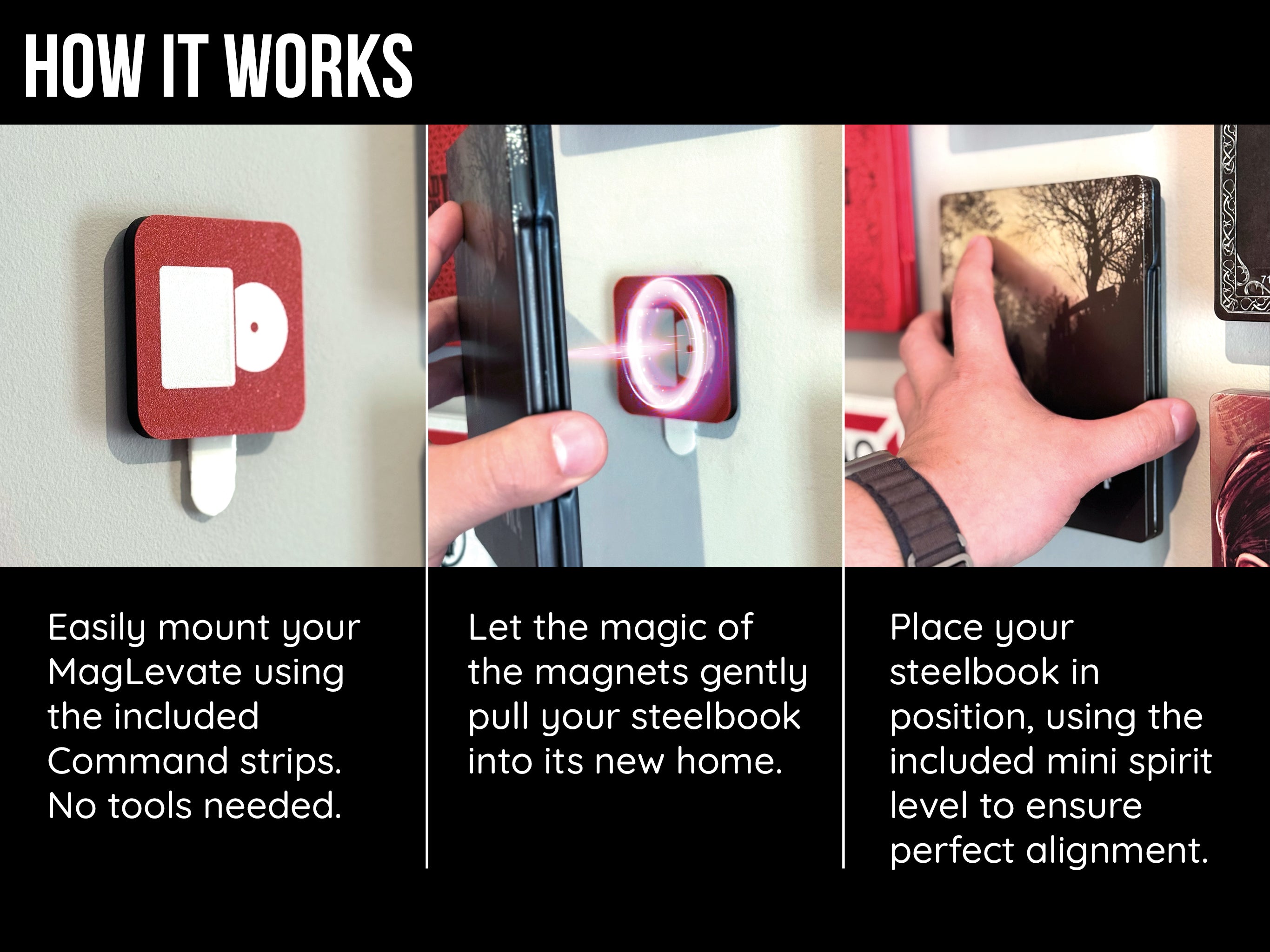 MagLevate® - Steelbook Wall Mount