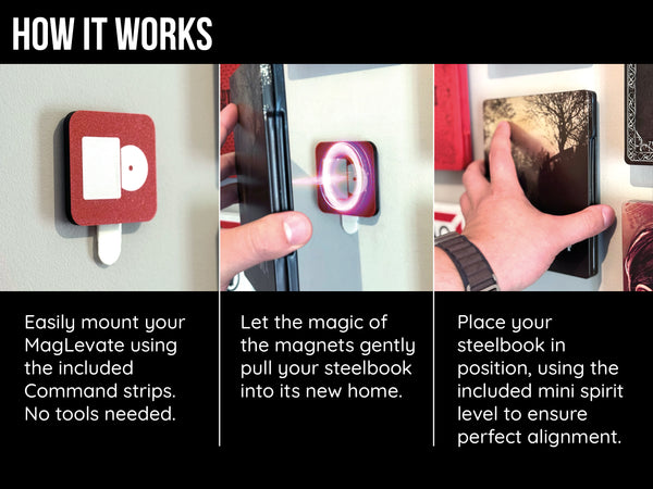 MagLevate® - Steelbook Wall Mount