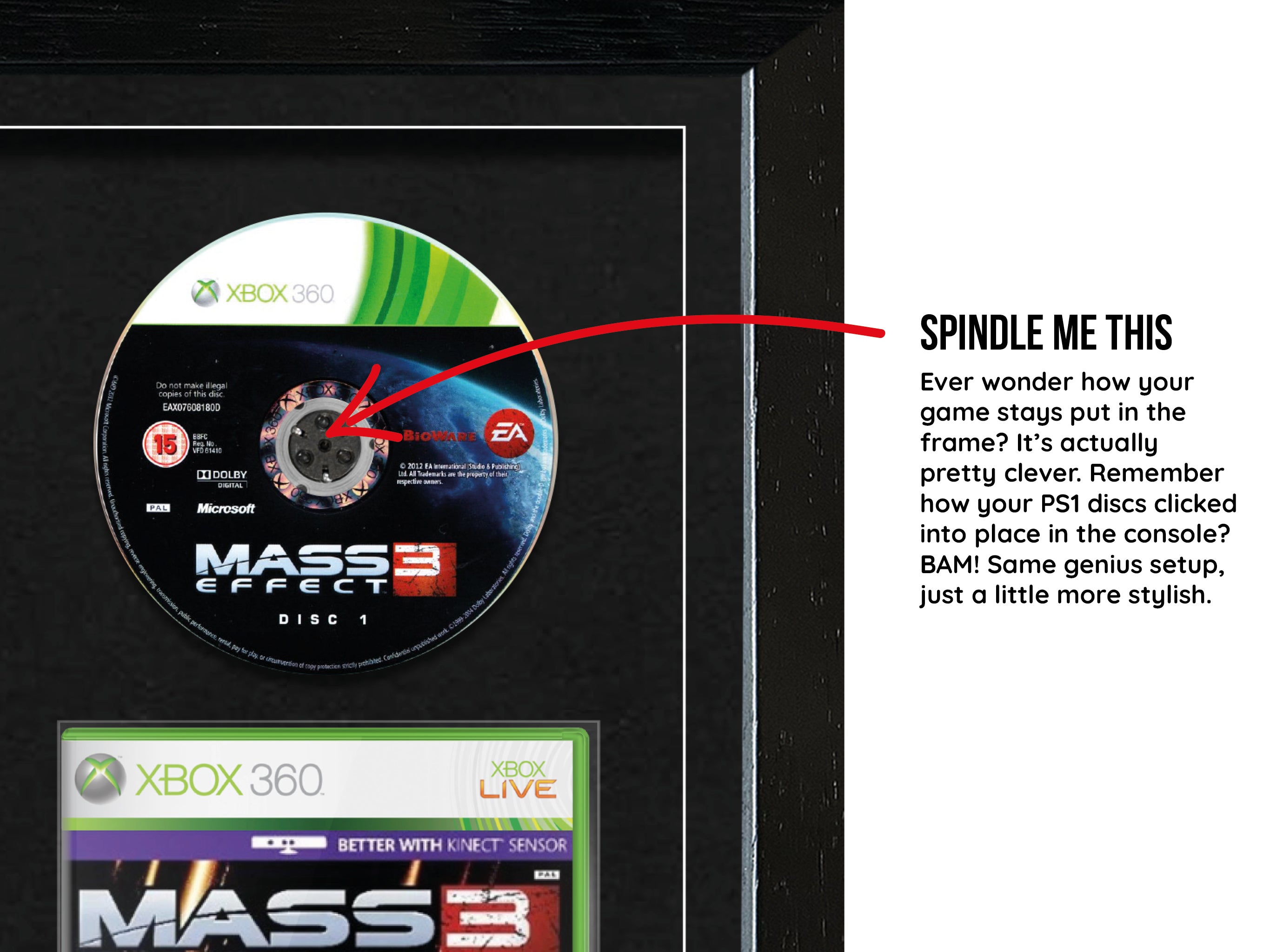 The Mass Effect Trilogy (Xbox 360) Exhibition Range Framed Games