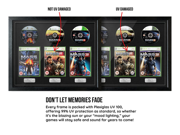 The Mass Effect Trilogy (Xbox 360) Exhibition Range Framed Games