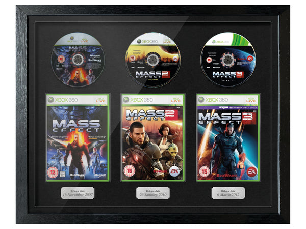 The Mass Effect Trilogy (Xbox 360) Exhibition Range Framed Games