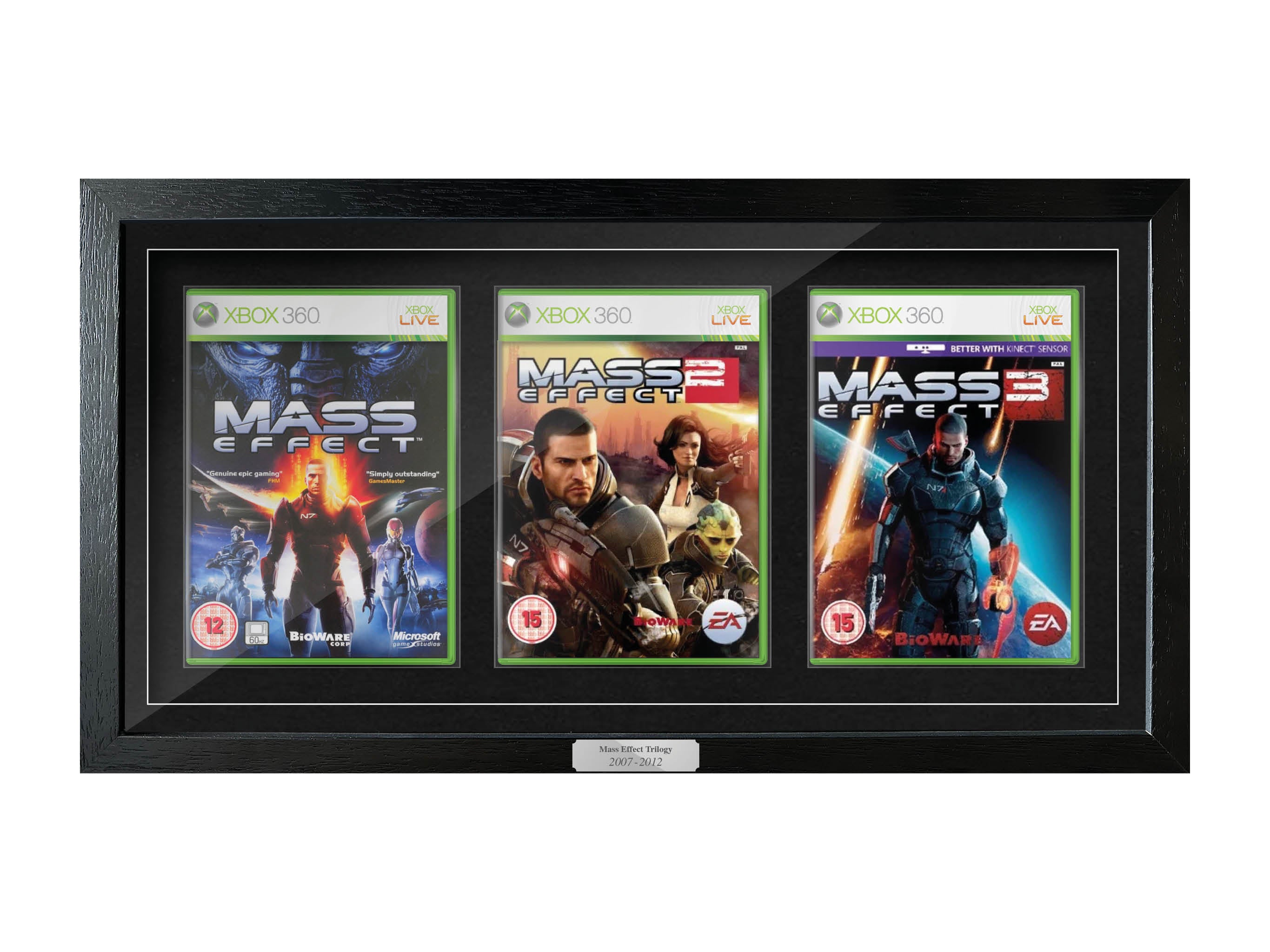 The Mass Effect Trilogy (Xbox 360) Exhibition Range Framed Games