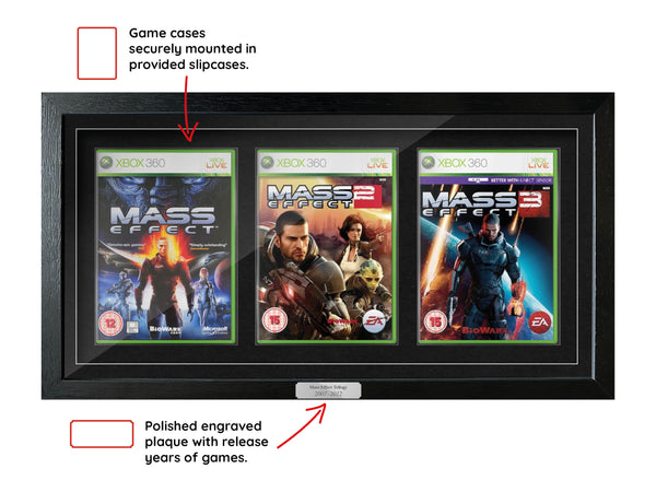The Mass Effect Trilogy (Xbox 360) Exhibition Range Framed Games