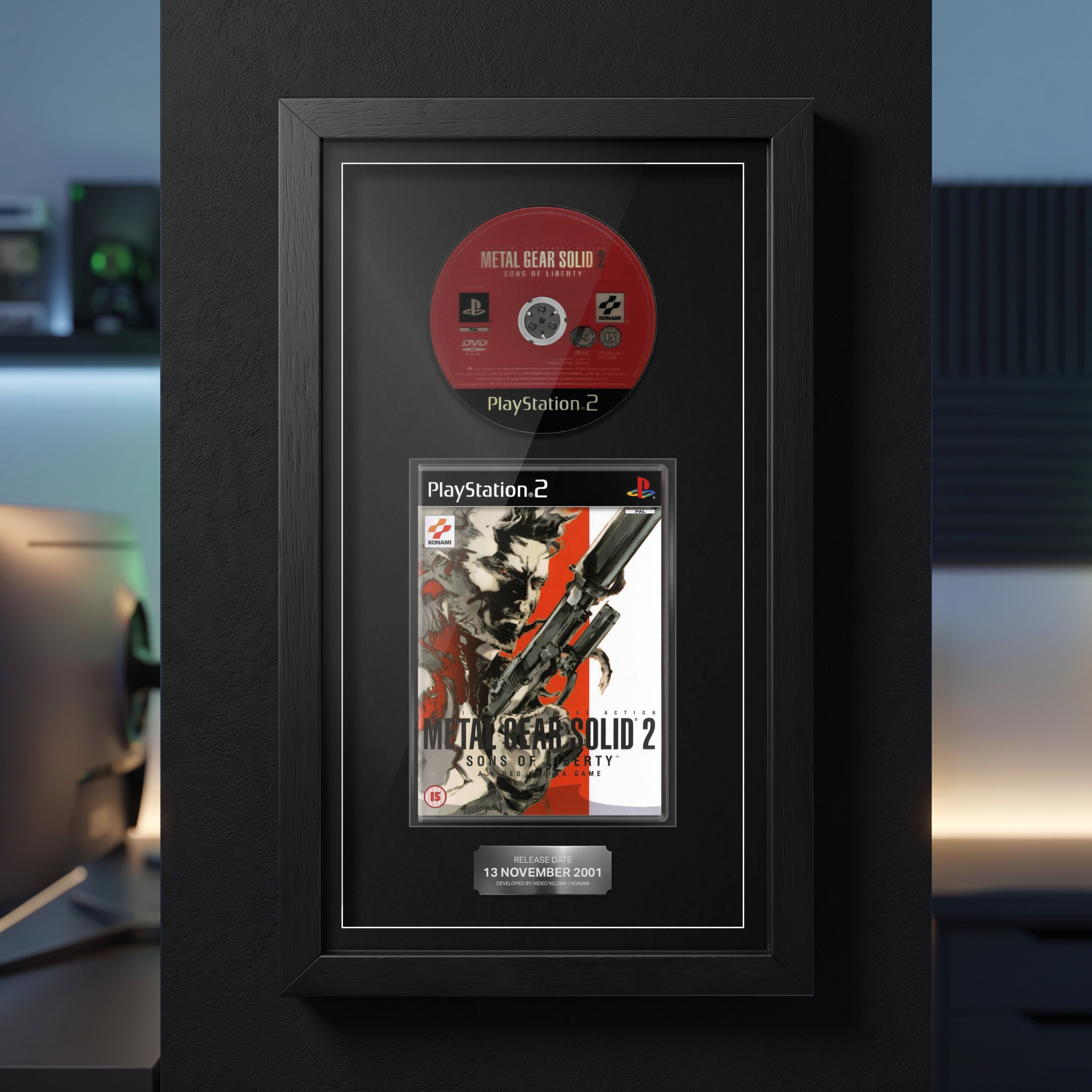 Metal Gear Solid 2: Sons of Liberty (PS2) Exhibition Range Framed Game