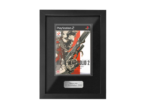 Metal Gear Solid 2 (PS2) Display Case Range Framed Game