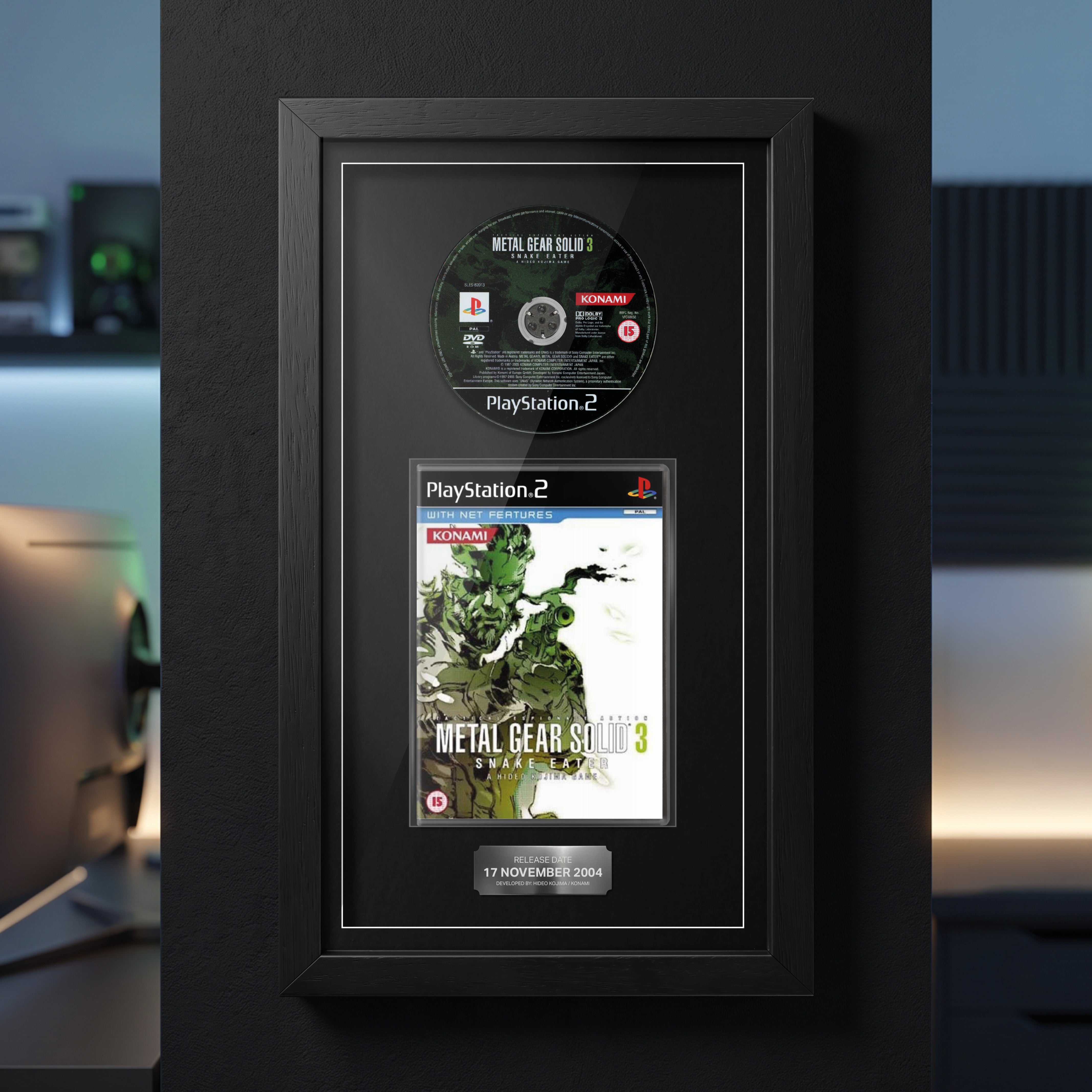 Metal Gear Solid 3: Snake Eater (PS2) Exhibition Range Framed Game