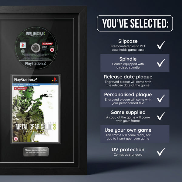 Metal Gear Solid 3: Snake Eater (PS2) Exhibition Range Framed Game