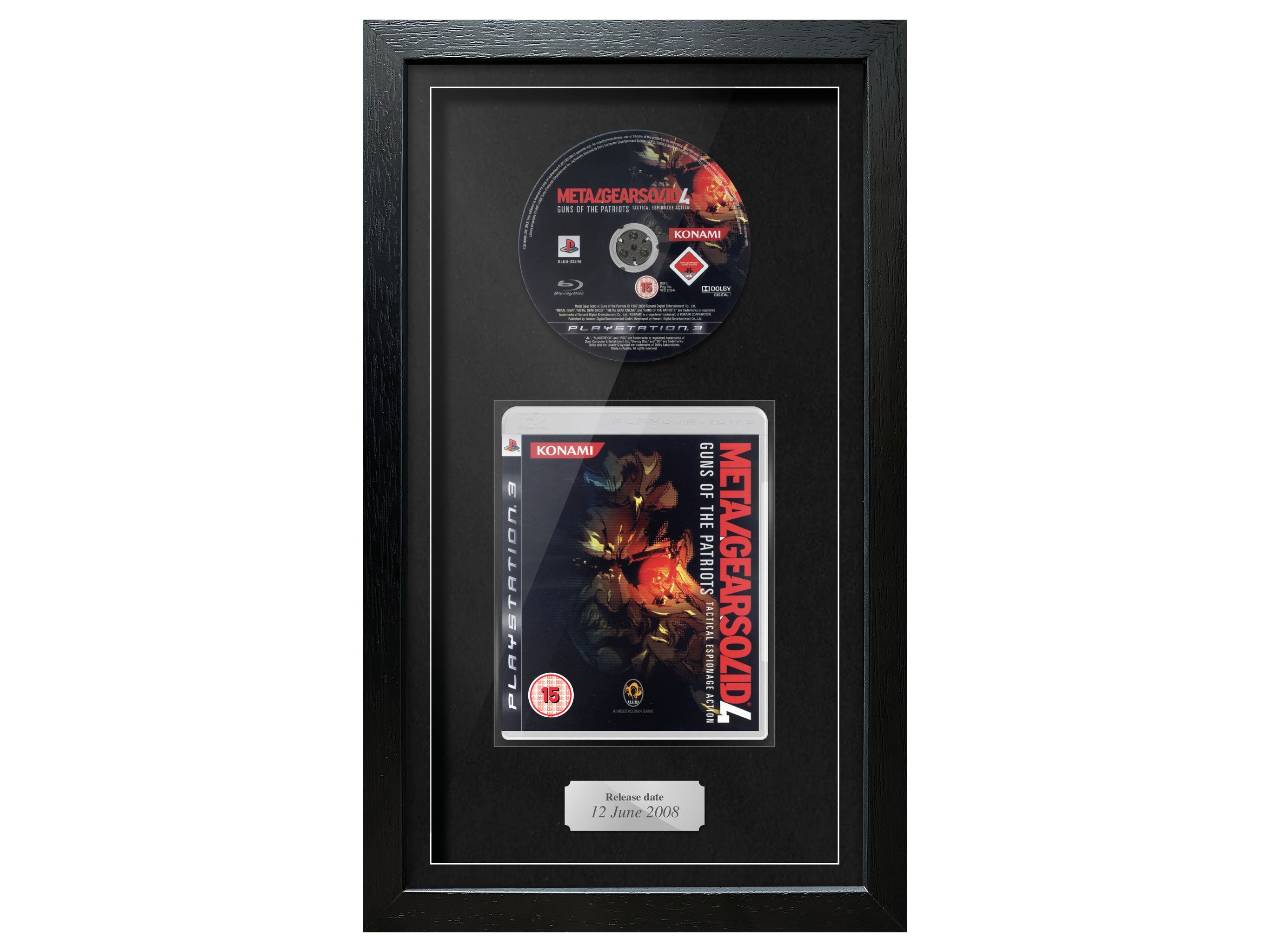 Metal Gear Solid 4: Guns of the Patriots (PS3) Exhibition Range Framed Game