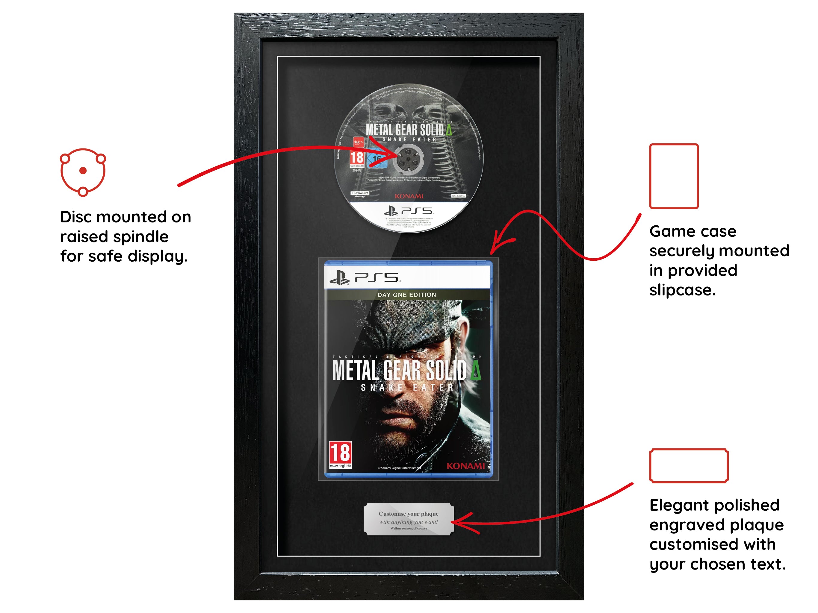 Metal Gear Solid Δ: Snake Eater (PS5) Exhibition Range Framed Game