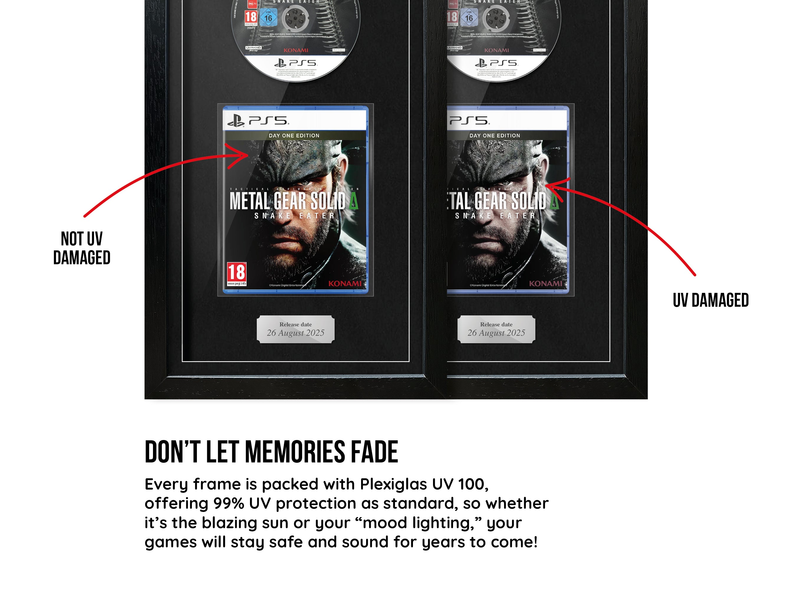 Metal Gear Solid Δ: Snake Eater (PS5) Exhibition Range Framed Game