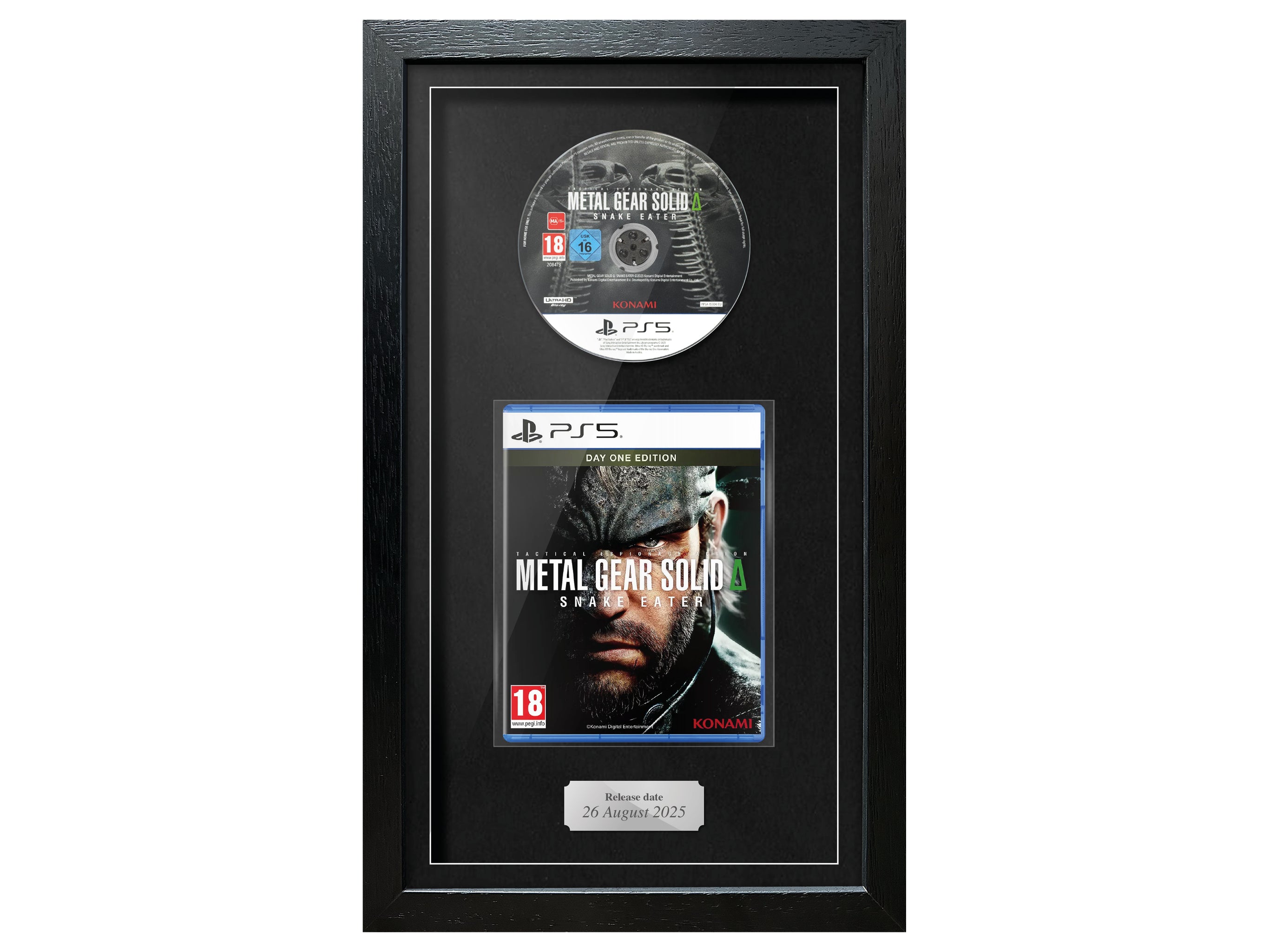 Metal Gear Solid Δ: Snake Eater (PS5) Exhibition Range Framed Game