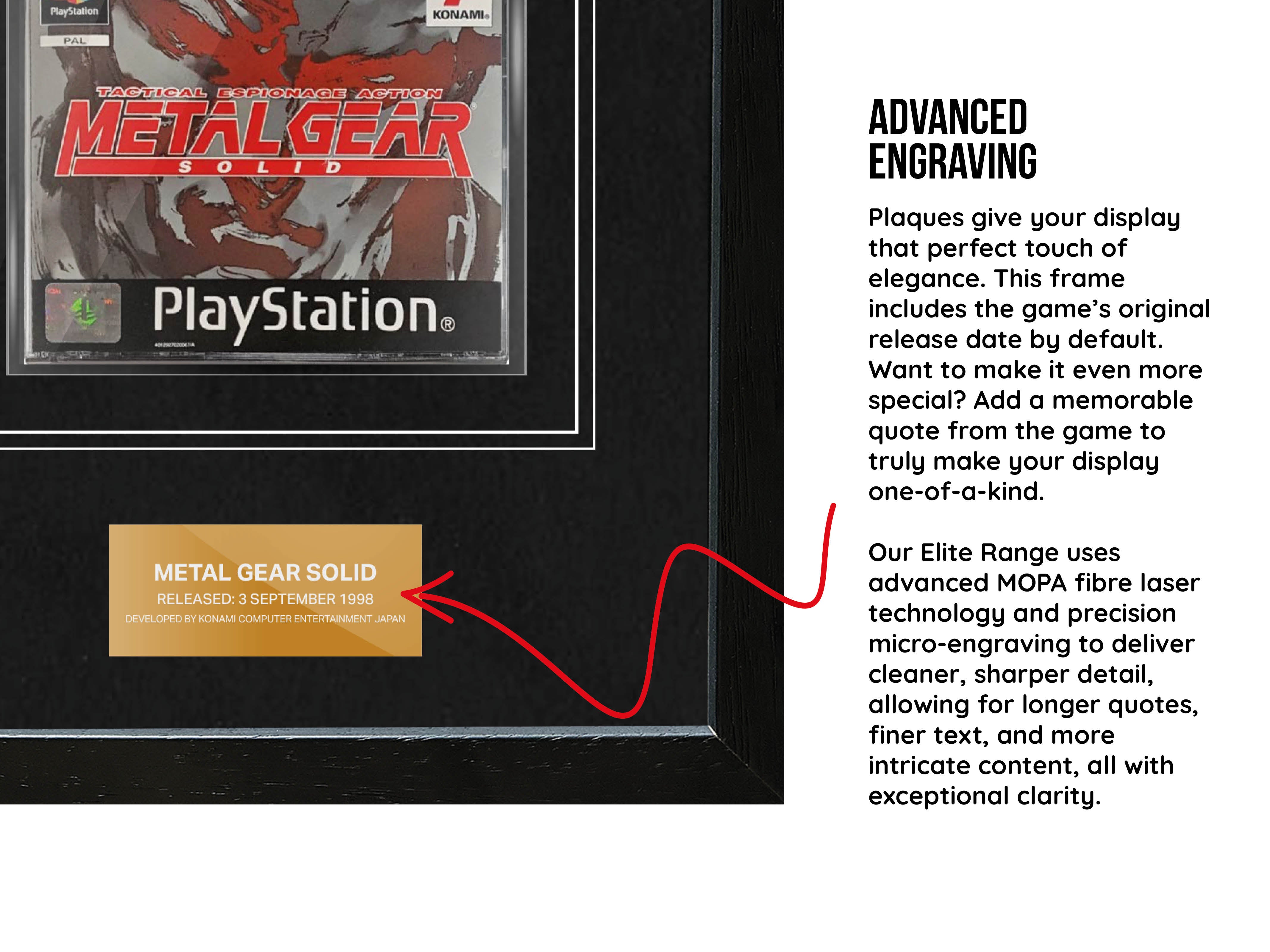 Metal Gear Solid (PS1) Elite Range Frame