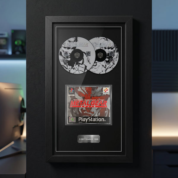 Metal Gear Solid (PS1) Exhibition Range Framed Game