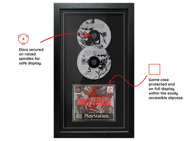Metal Gear Solid (PS1) Exhibition Range Framed Game