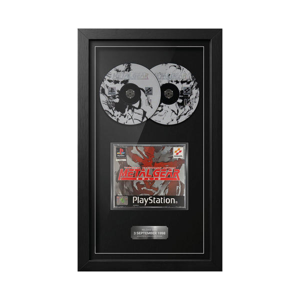 Metal Gear Solid (PS1) Exhibition Range Framed Game