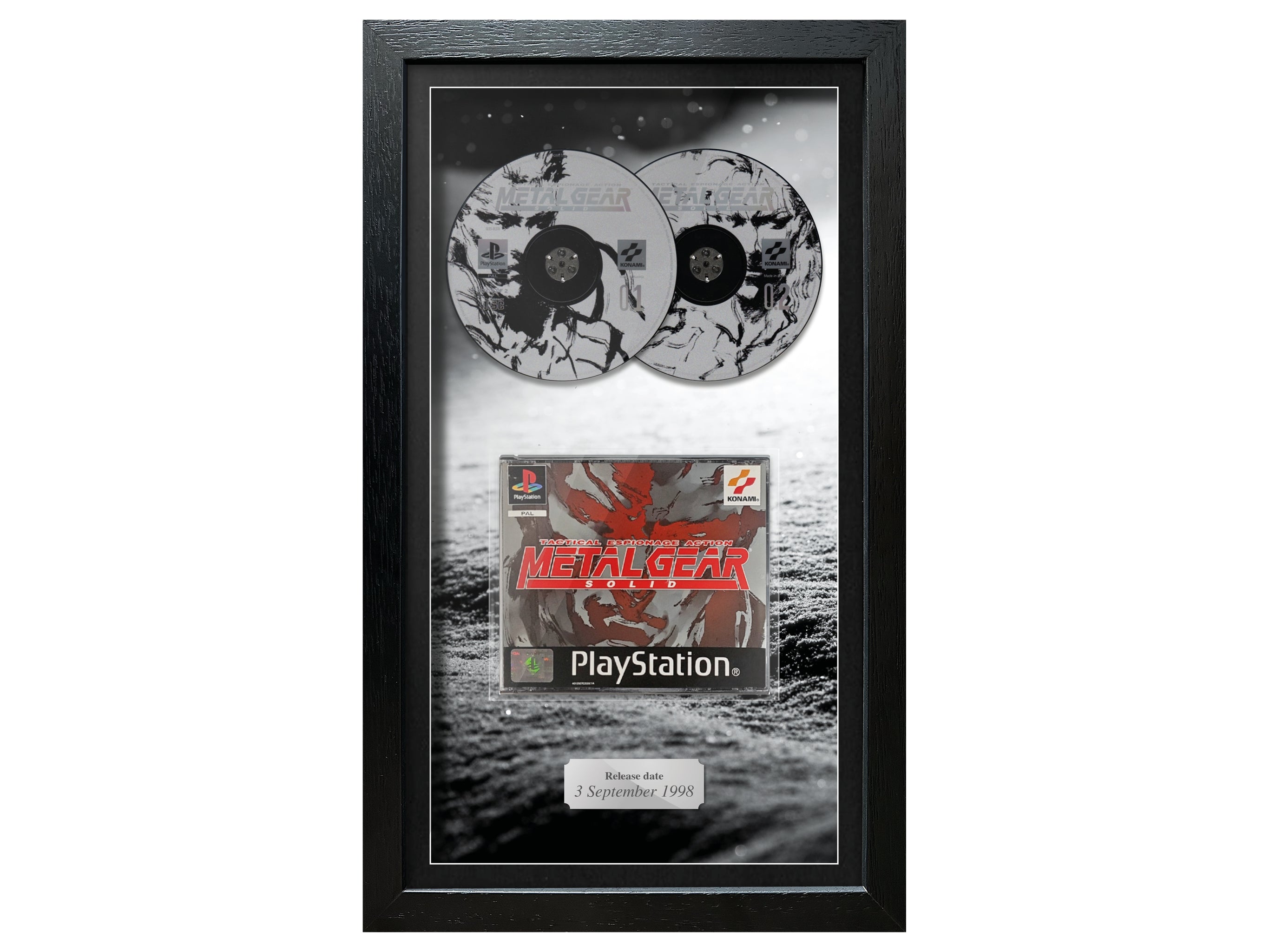 Metal Gear Solid (PS1) Inspired By Exhibition Range Framed Game