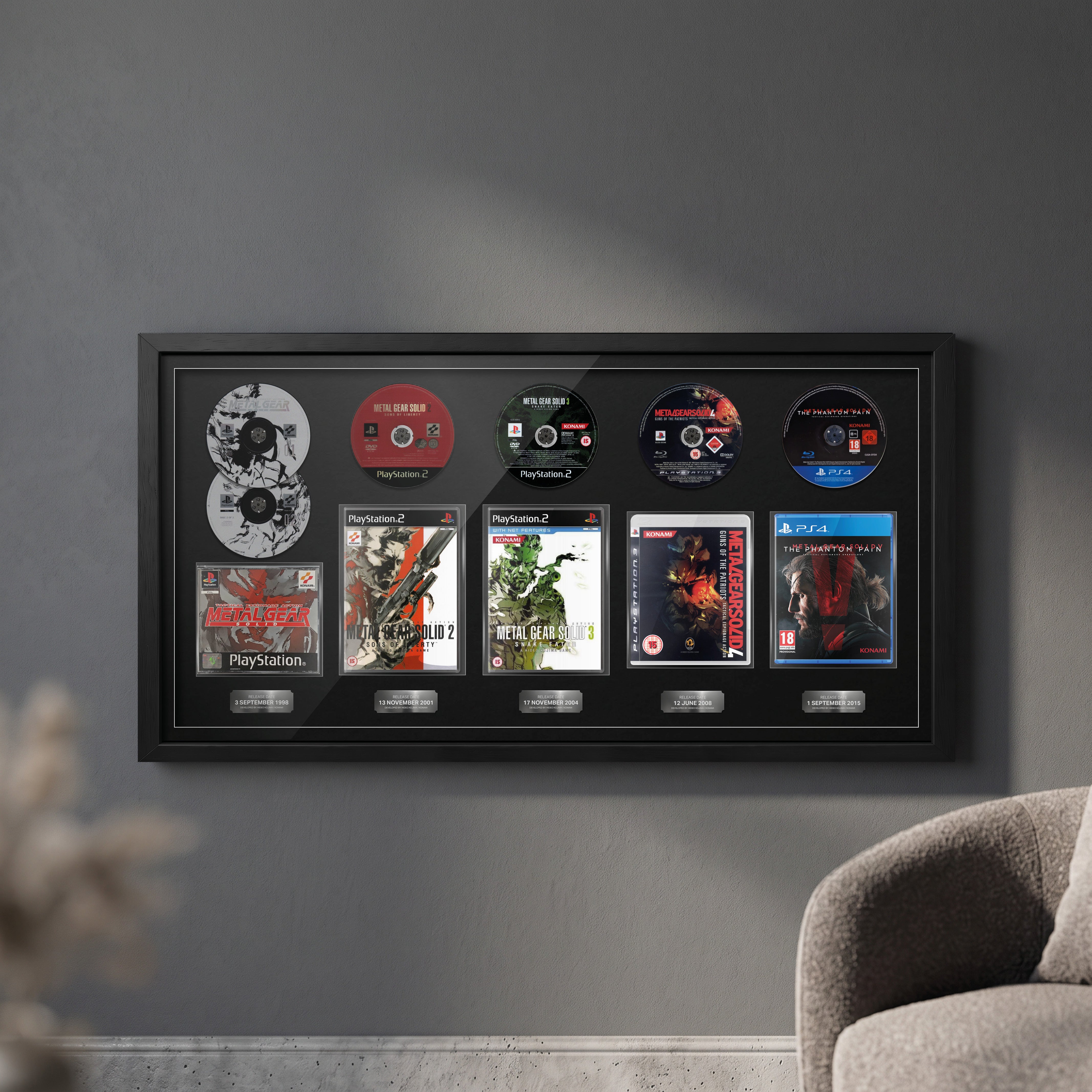 The Metal Gear Solid Series (PlayStation) Penta Framed Games
