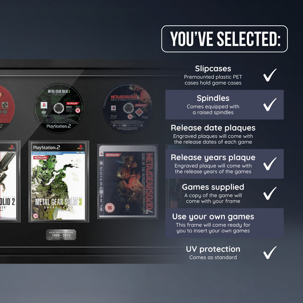 The Metal Gear Solid Series (PlayStation) Penta Framed Games
