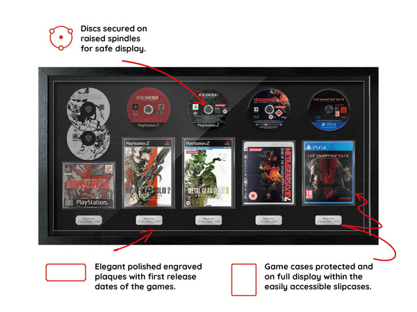 The Metal Gear Solid Series (PlayStation) Exhibition Range Framed Games