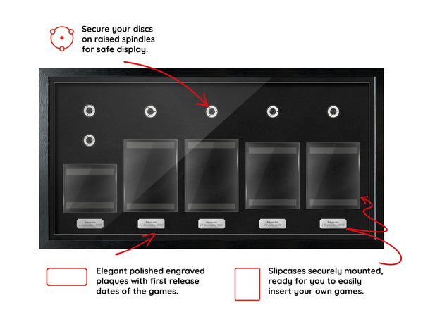 The Metal Gear Solid Series (PlayStation) Exhibition Range Framed Games