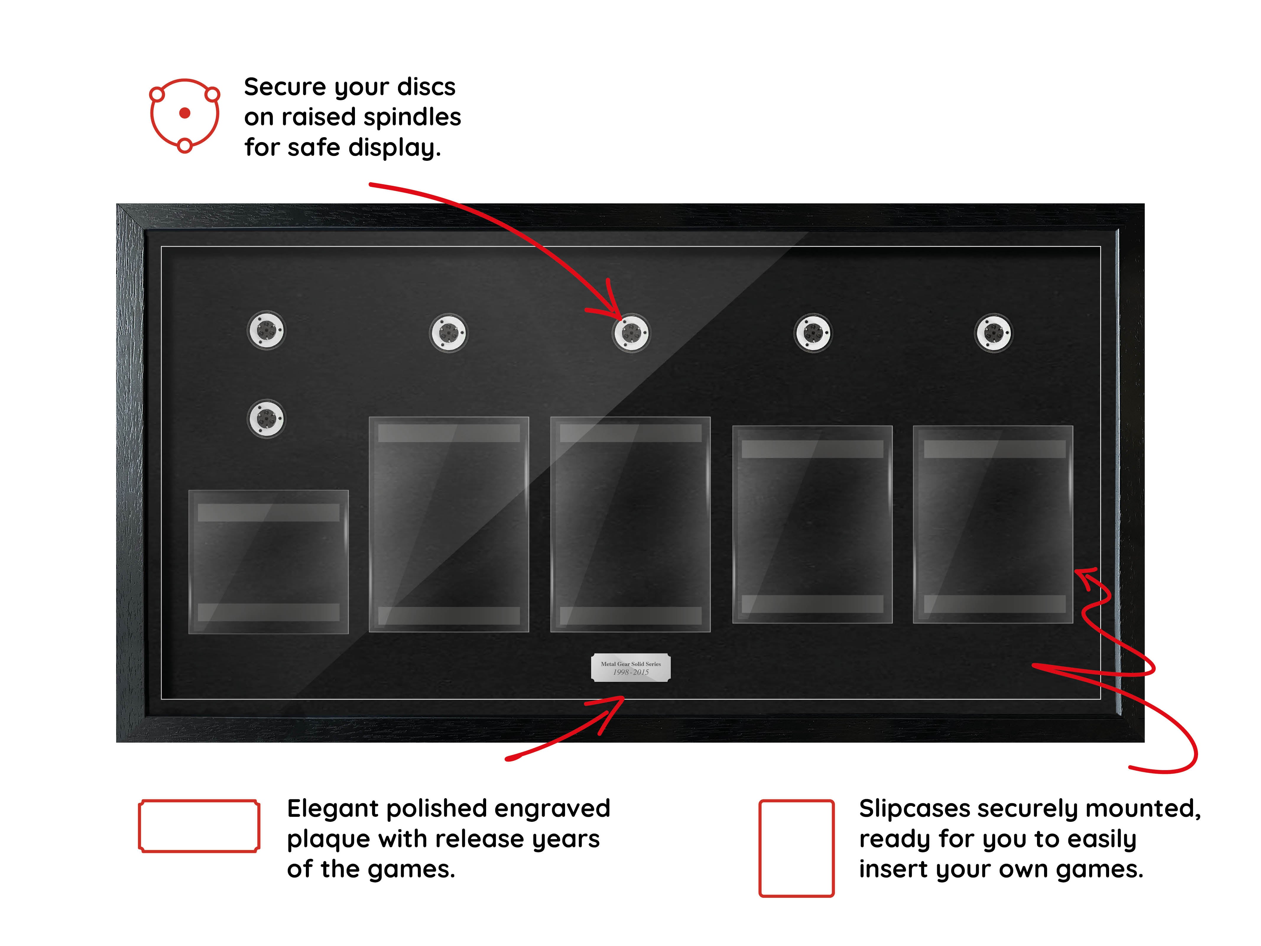 The Metal Gear Solid Series (PlayStation) Exhibition Range Framed Games