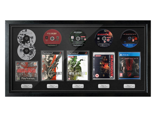 The Metal Gear Solid Series (PlayStation) Exhibition Range Framed Games