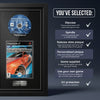 Need For Speed: Underground PS2 frame with game supplied and release date plaque, shown with what is included