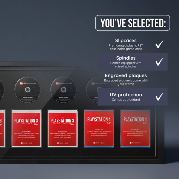 Use Your Own PlayStation Games Penta Display Frame