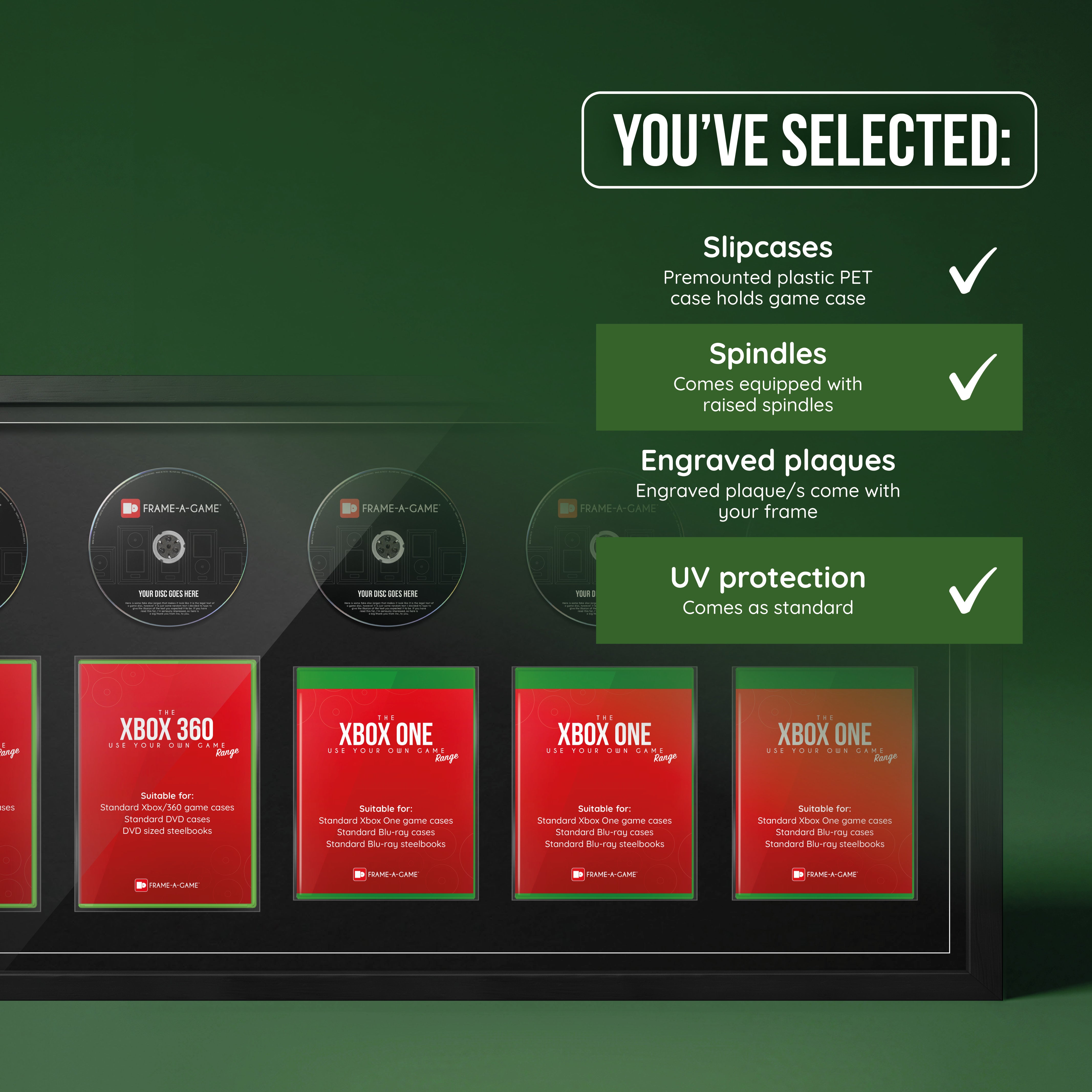 Use Your Own Xbox Games Penta Display Frame