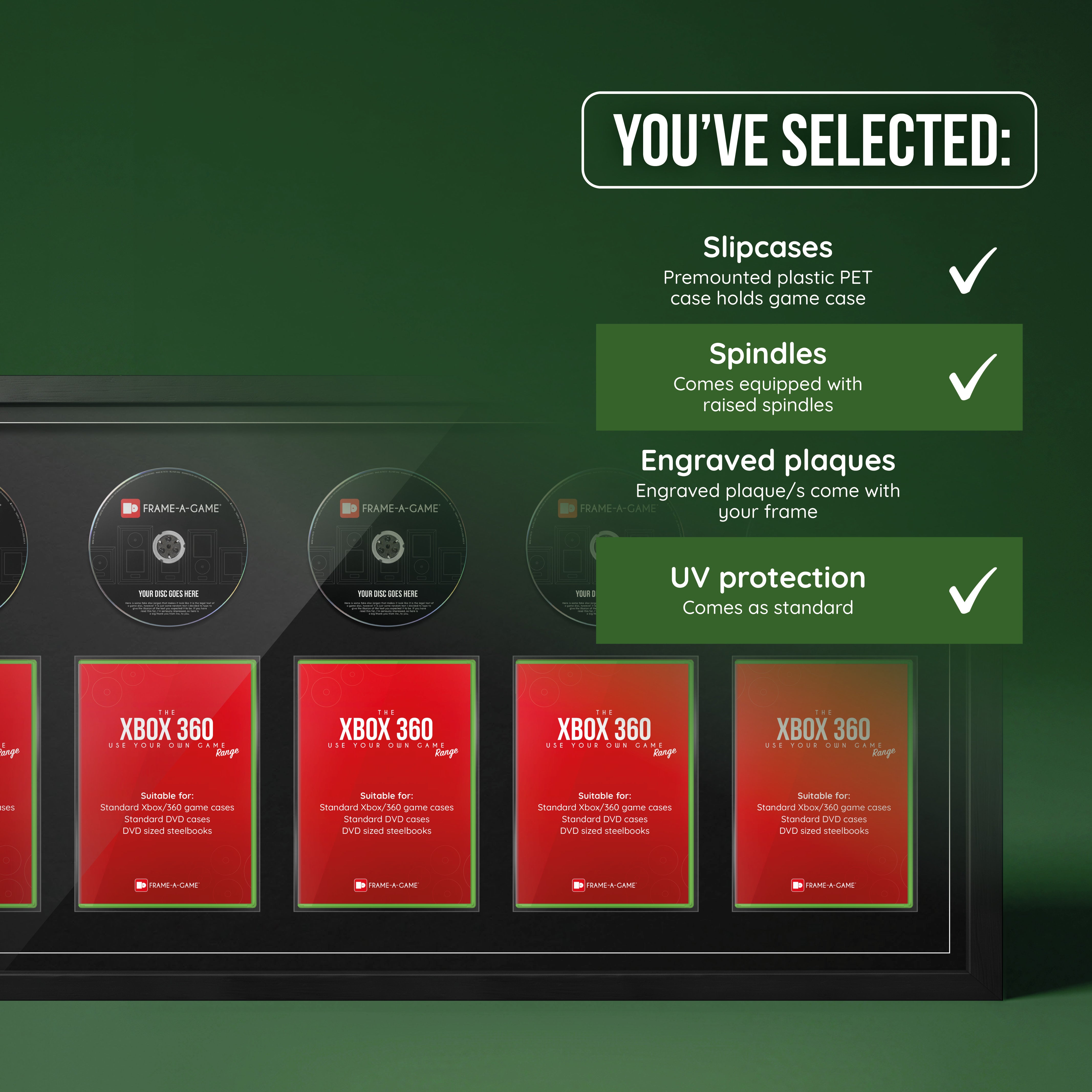 Use Your Own Xbox Games Penta Display Frame