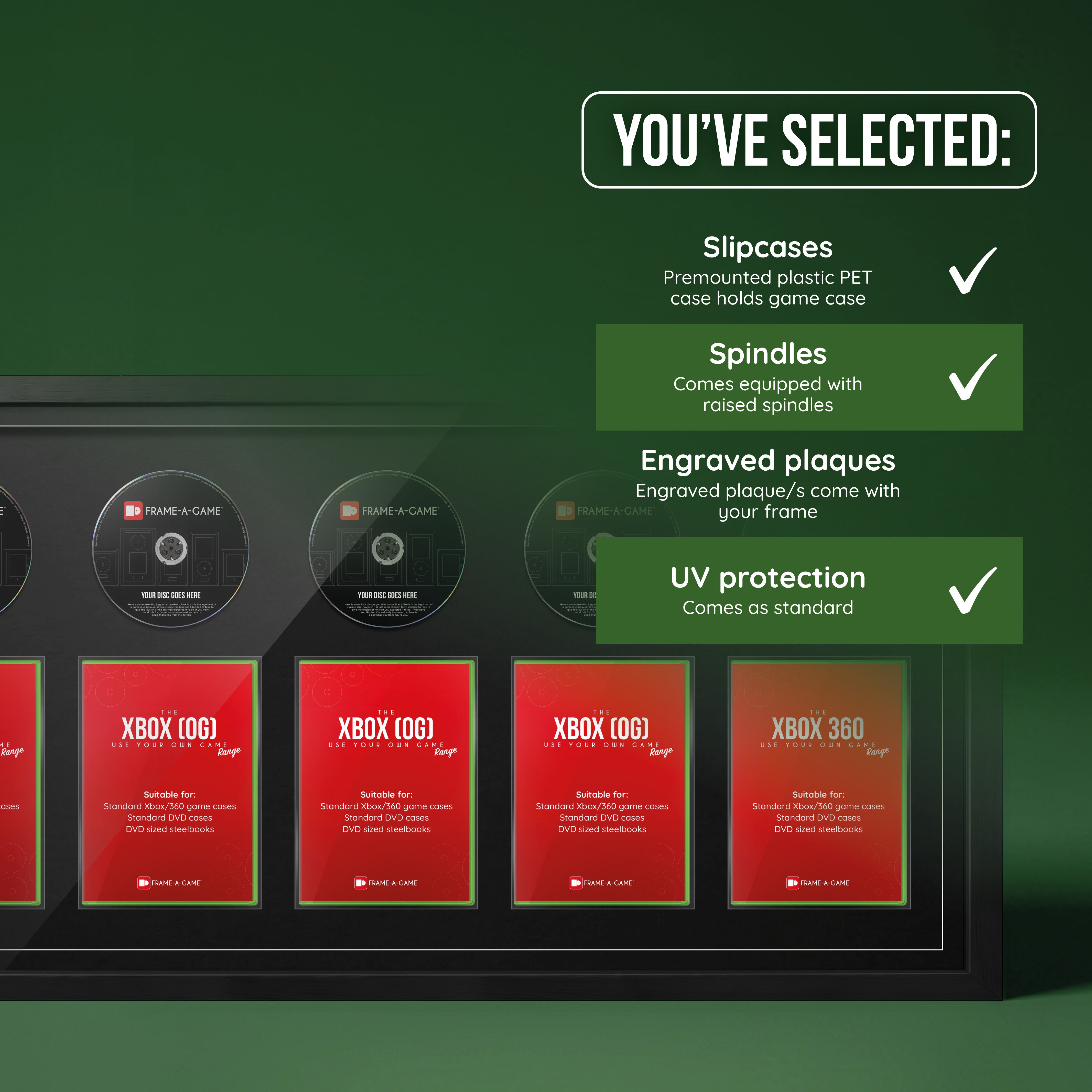 Use Your Own Xbox Games Penta Display Frame