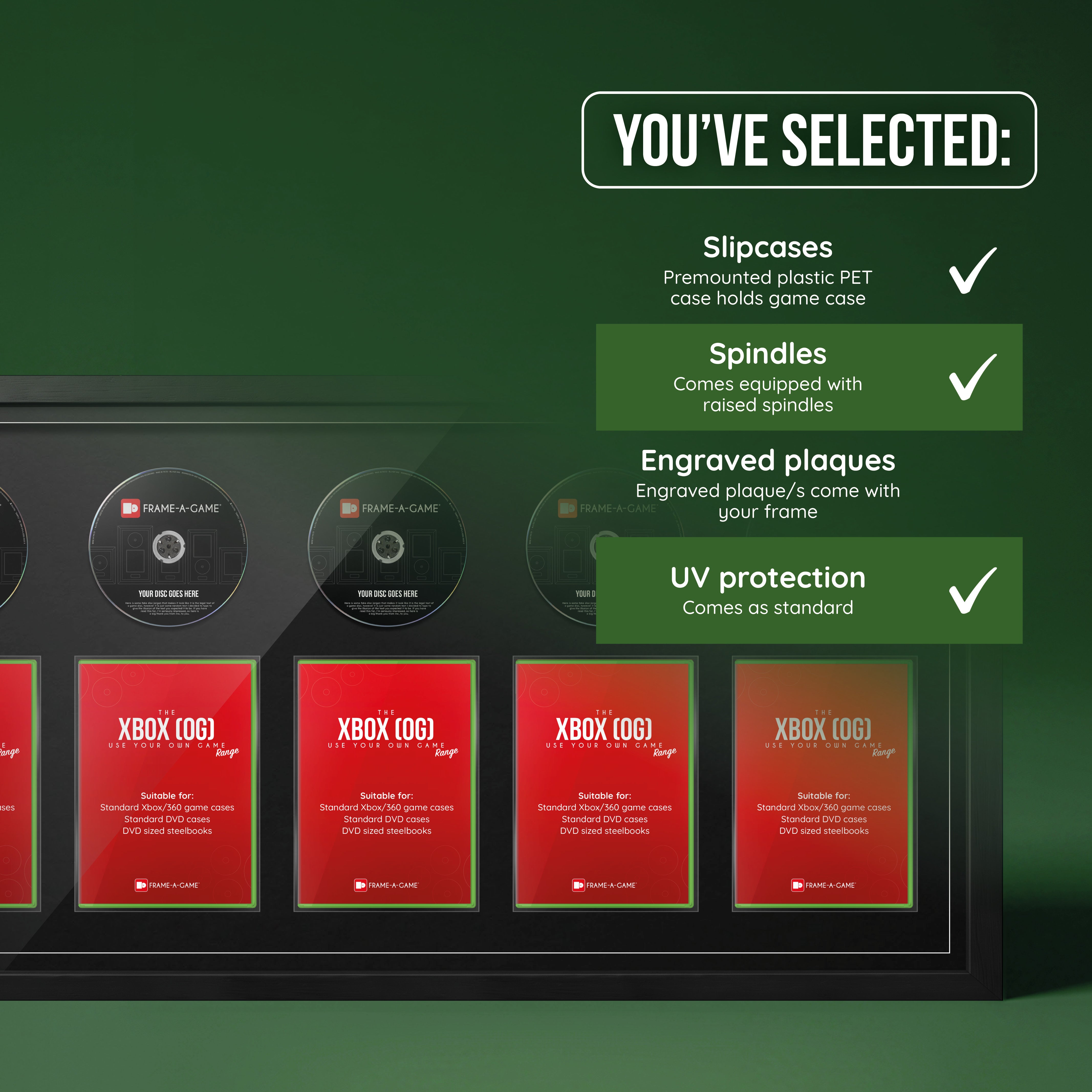 Use Your Own Xbox Games Penta Display Frame