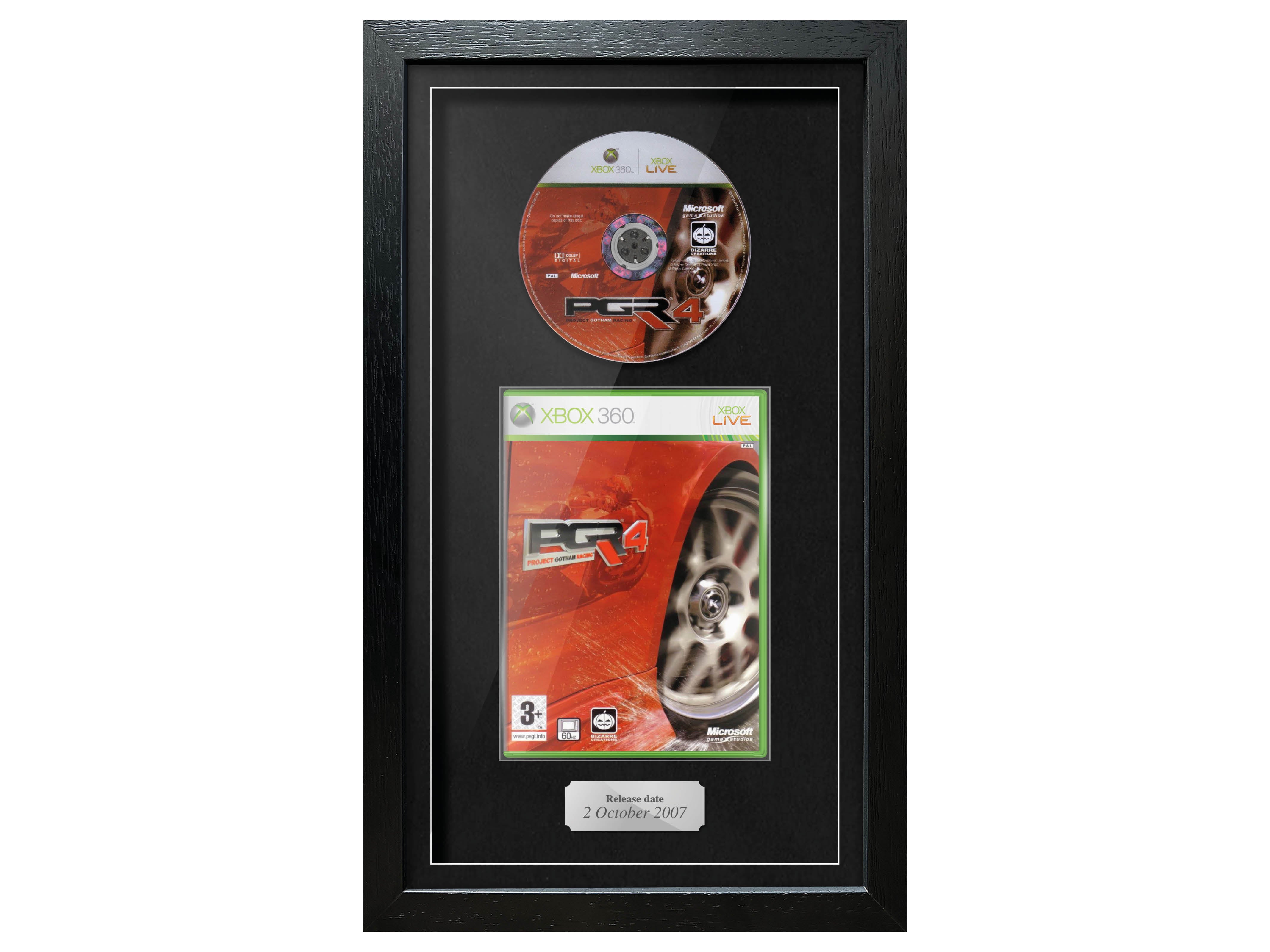 Project Gotham Racing 4 (Xbox 360) Exhibition Range Framed Game