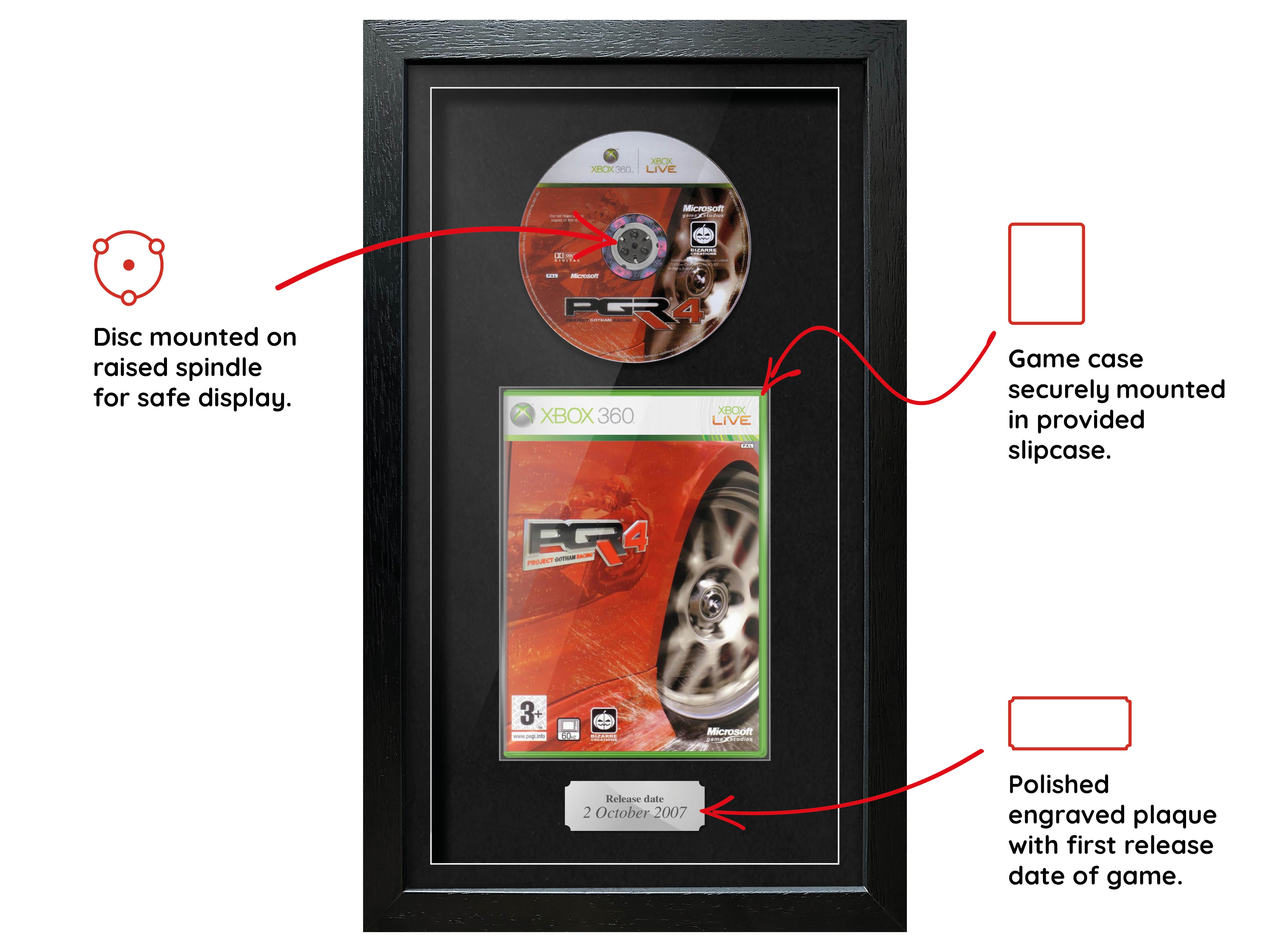 Project Gotham Racing 4 (Xbox 360) Exhibition Range Framed Game