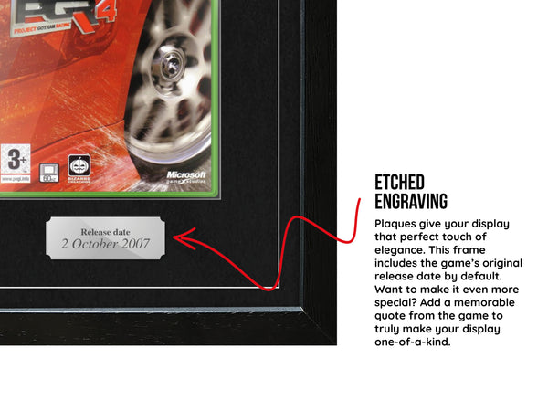 Project Gotham Racing 4 (Xbox 360) Exhibition Range Framed Game