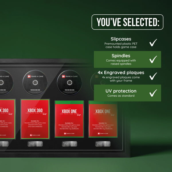 Use Your Own Xbox Games Quad Display Frame