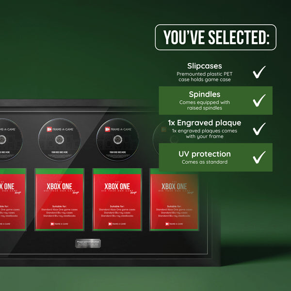 Use Your Own Xbox Games Quad Display Frame