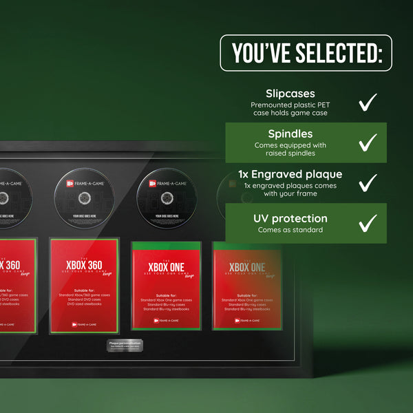 Use Your Own Xbox Games Quad Display Frame