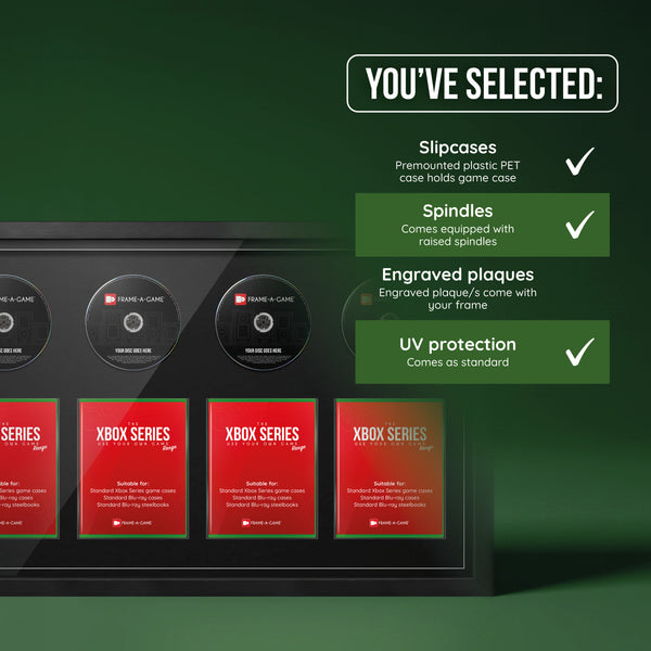 Use Your Own Xbox Games Quad Display Frame