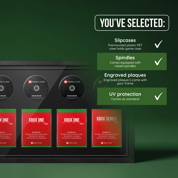 Use Your Own Xbox Games Quad Display Frame
