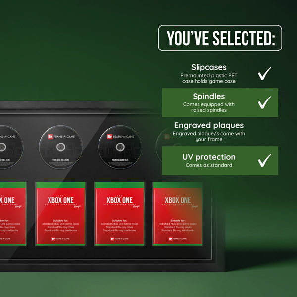 Use Your Own Xbox Games Quad Display Frame