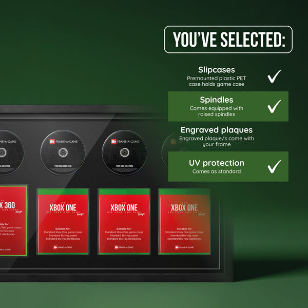 Use Your Own Xbox Games Quad Display Frame