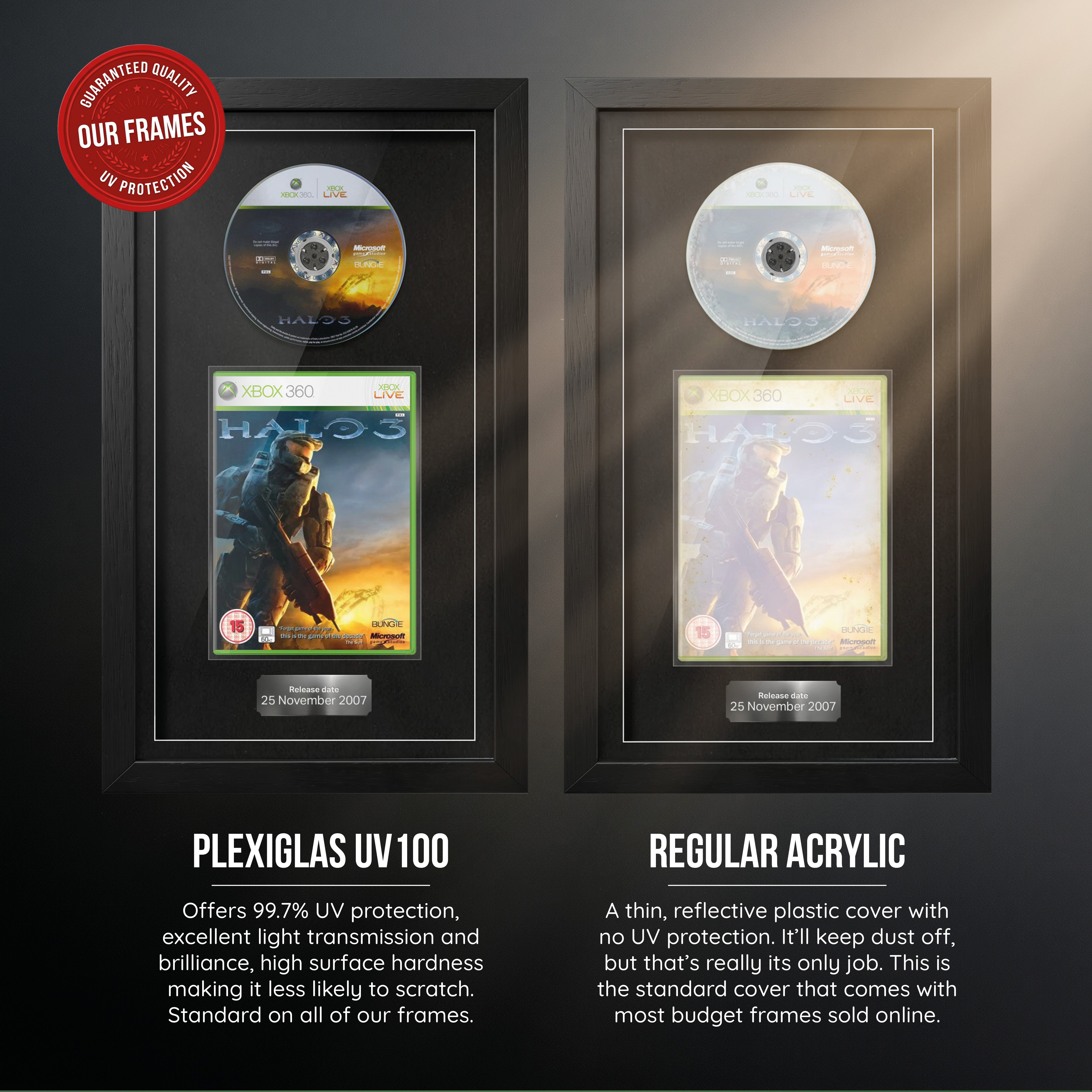 Use Your Own Xbox Games Quad Display Frame