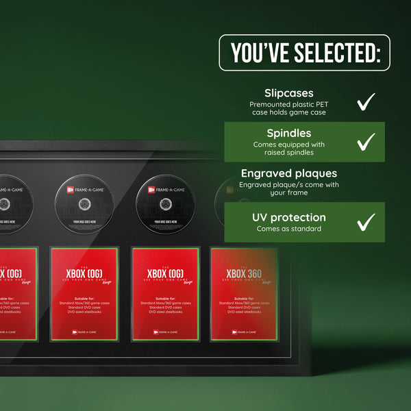 Use Your Own Xbox Games Quad Display Frame