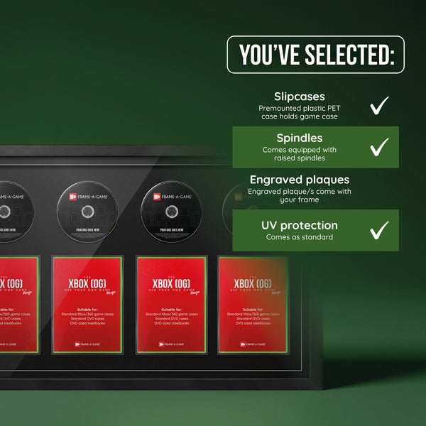 Use Your Own Xbox Games Quad Display Frame