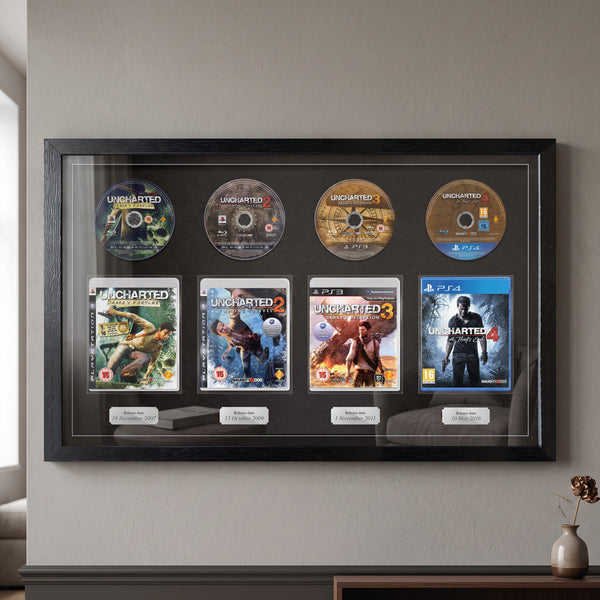 Use Your Own PlayStation Games Quad Display Frame