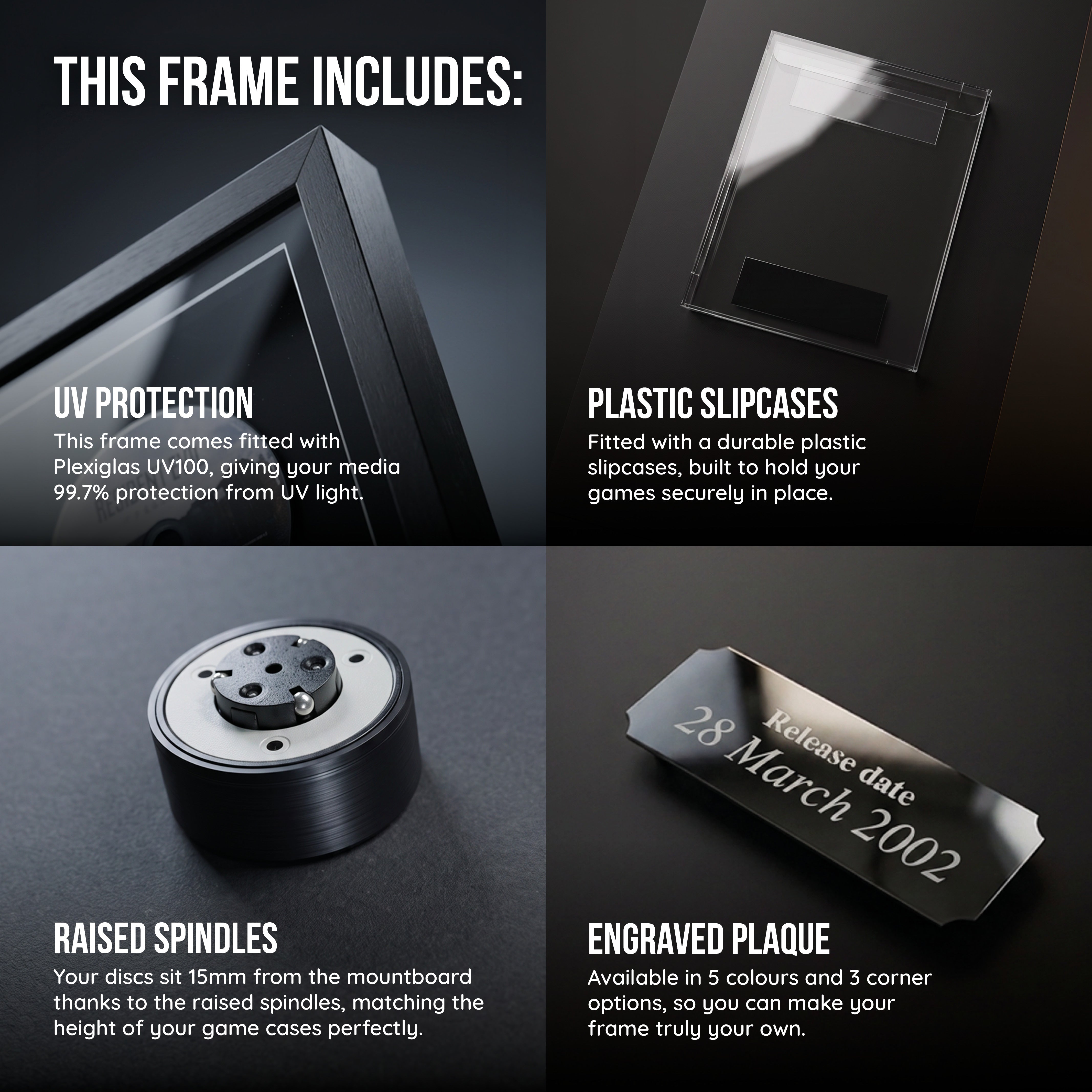 Use Your Own PlayStation Games Quad Display Frame