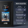 Resident Evil 2 PS4 frame with game supplied and a personalised plaque