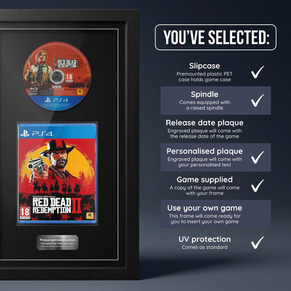 Red Dead Redemption II (PS4) Exhibition Range Framed Game