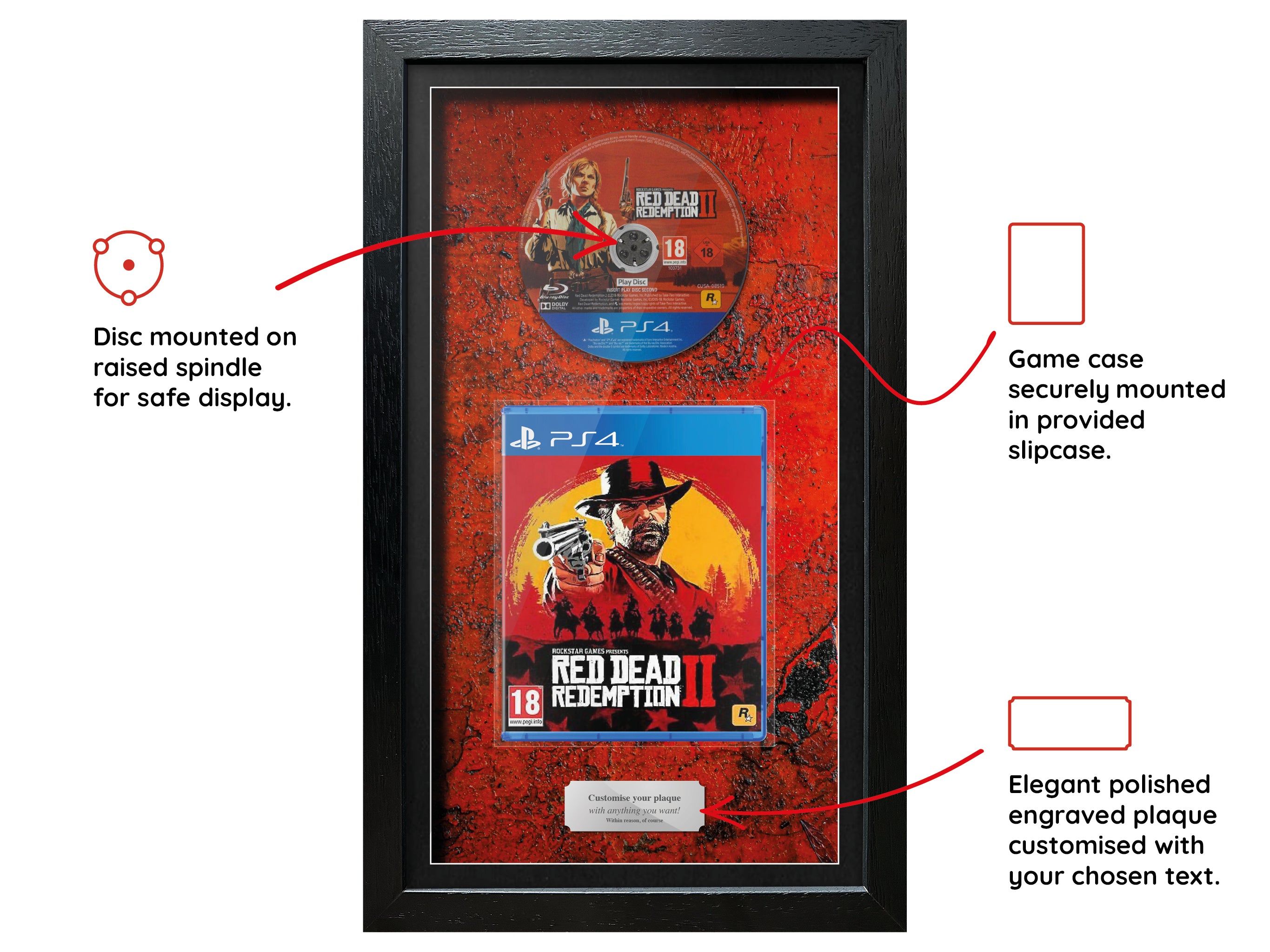 Red Dead Redemption II (PS4) Inspired By Exhibition Range Framed Game
